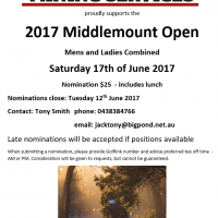 Middlemount Open Draw 2017